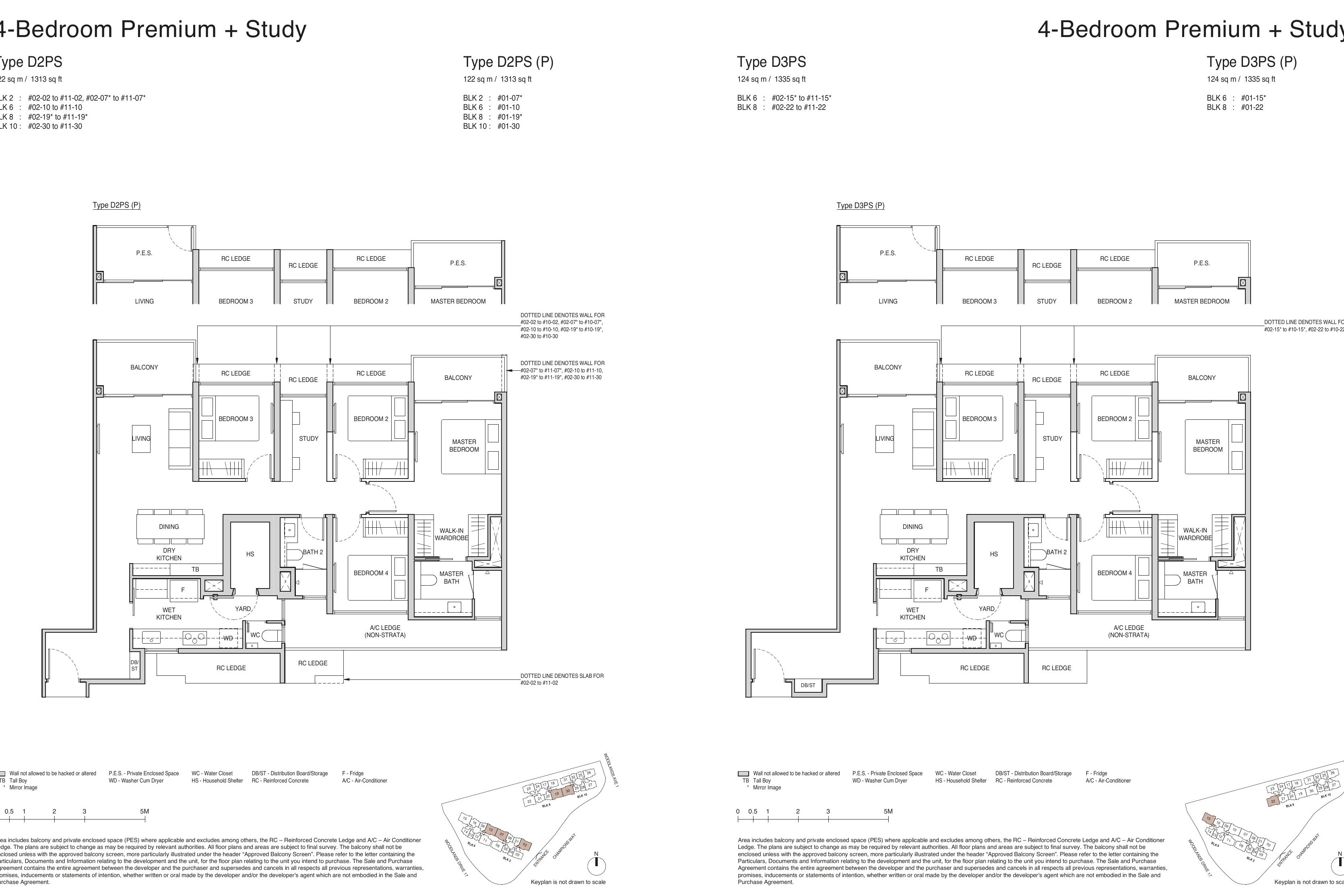 Norwood Grand 4 Bedroom 4 Bedroom Premium + Study floor plan